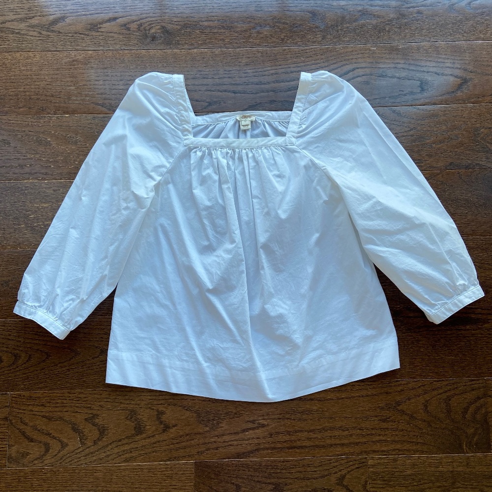 J. Crew Pleated Blouse